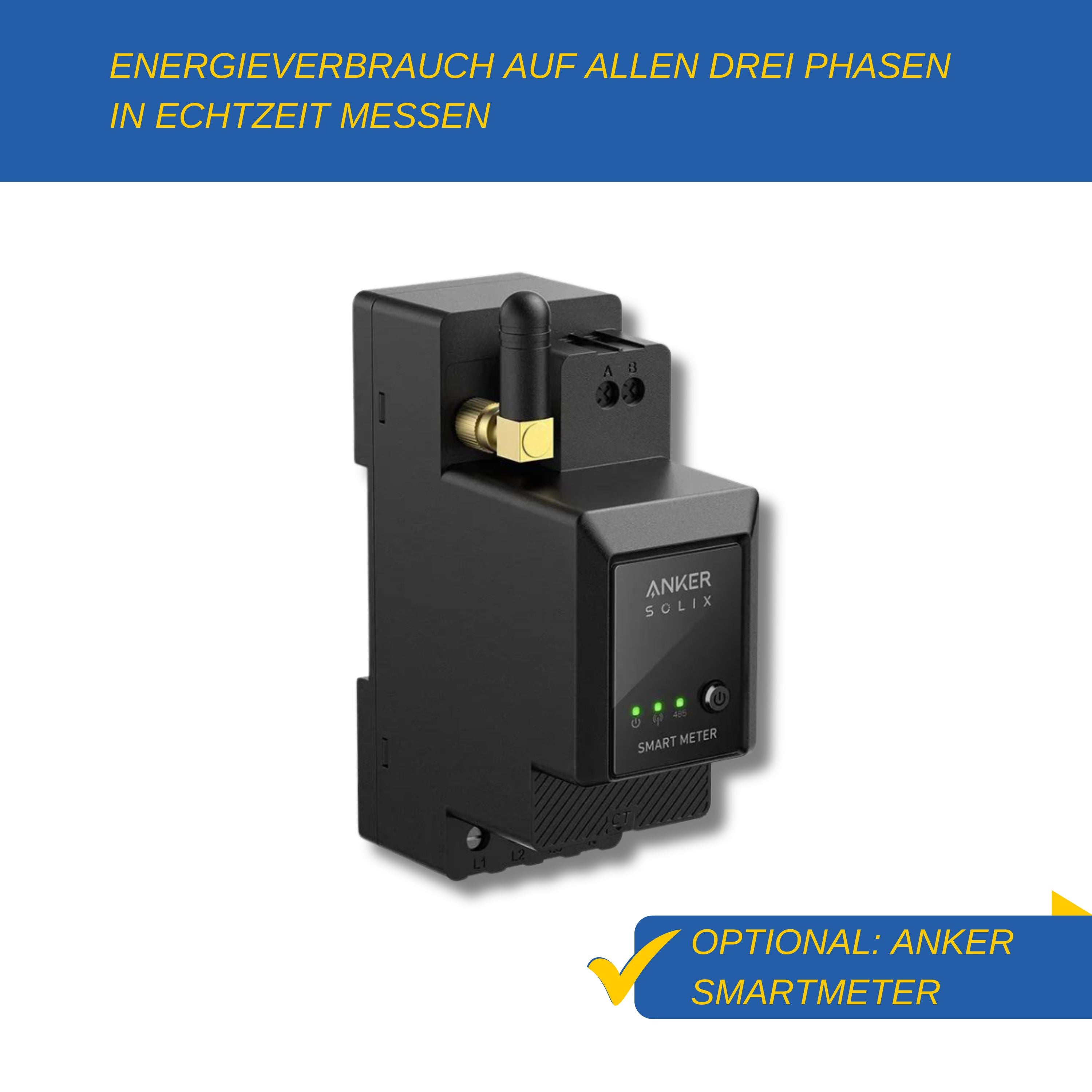 Anker SOLIX Solarbank 2 E1600 Pro 1,6kWh AIO Akkuspeicher für Balkonkraftwerk