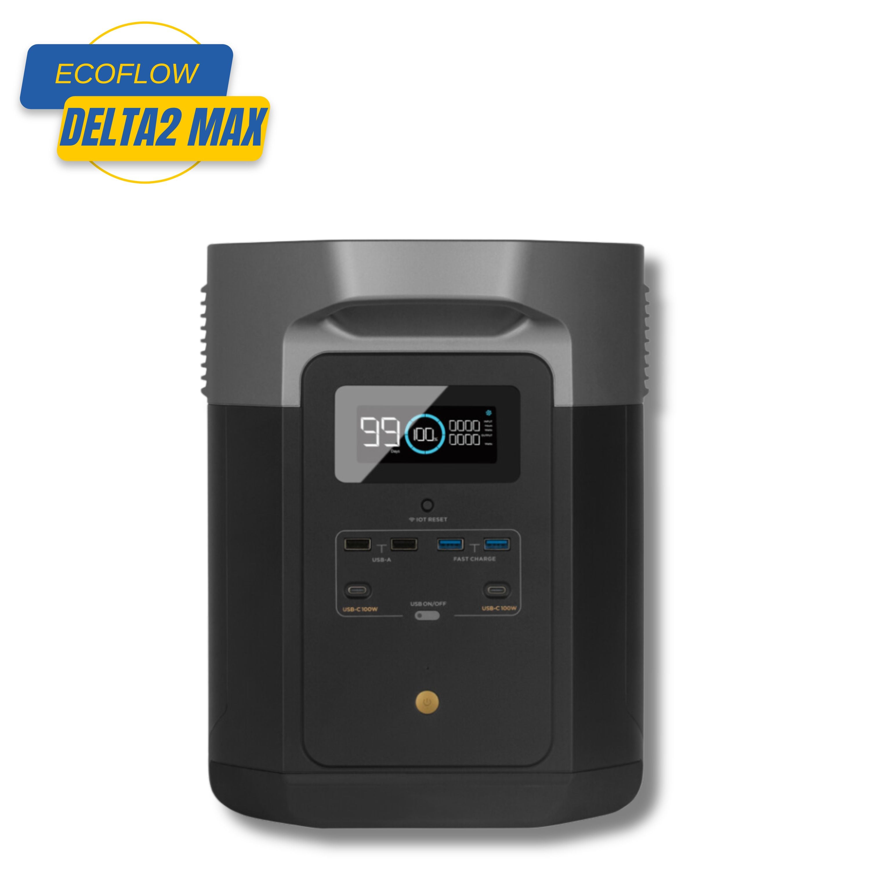 EcoFlow DELTA 2 Max Powerstation - 2048Wh | 2400W