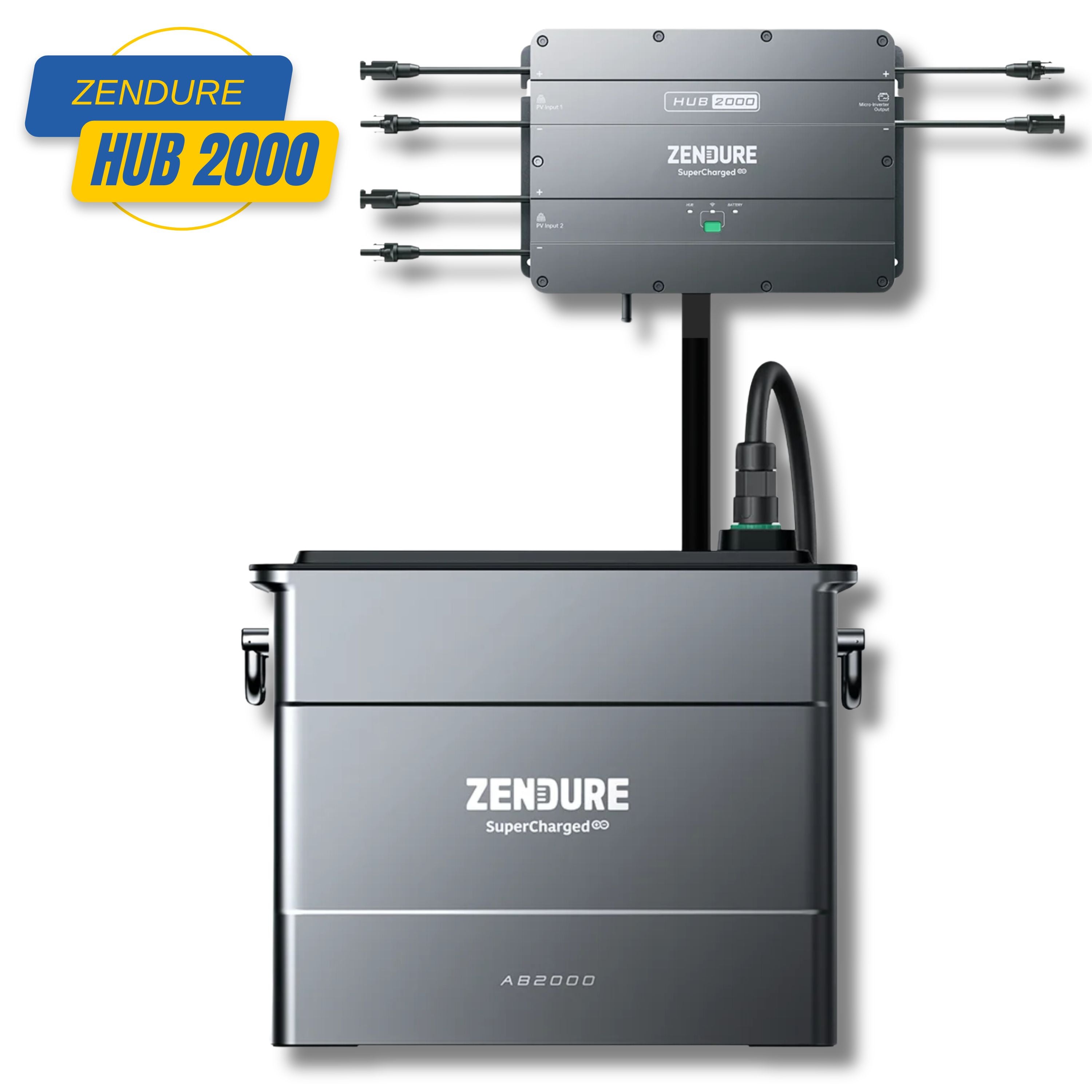 Zendure SolarFlow HUB2000 Set mit AB2000 Akkus bis 7680Wh