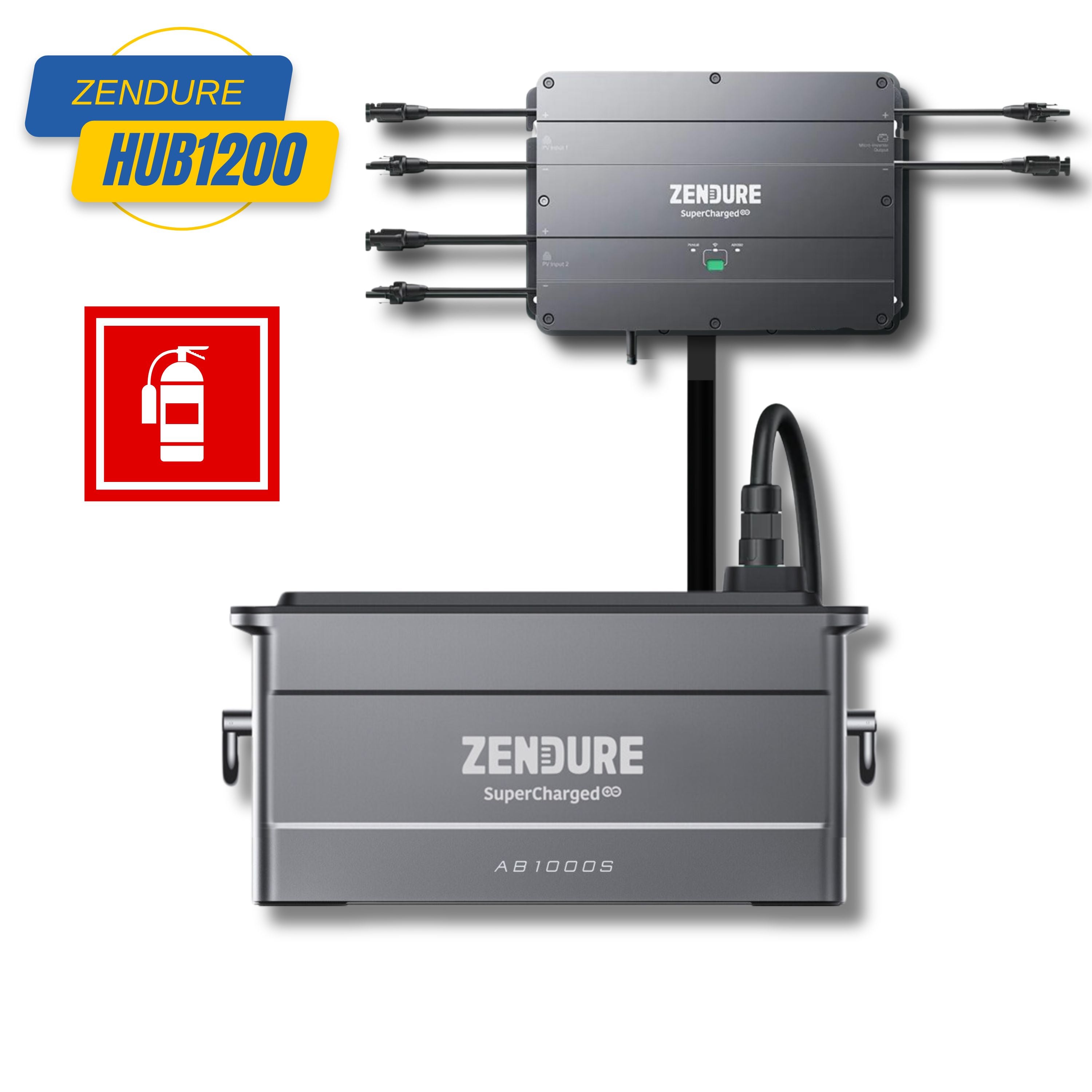 Zendure SolarFlow HUB1200 Set mit AB1000-S Akkus bis 3840Wh